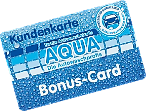 Kundenkarte Aqua Autowasch