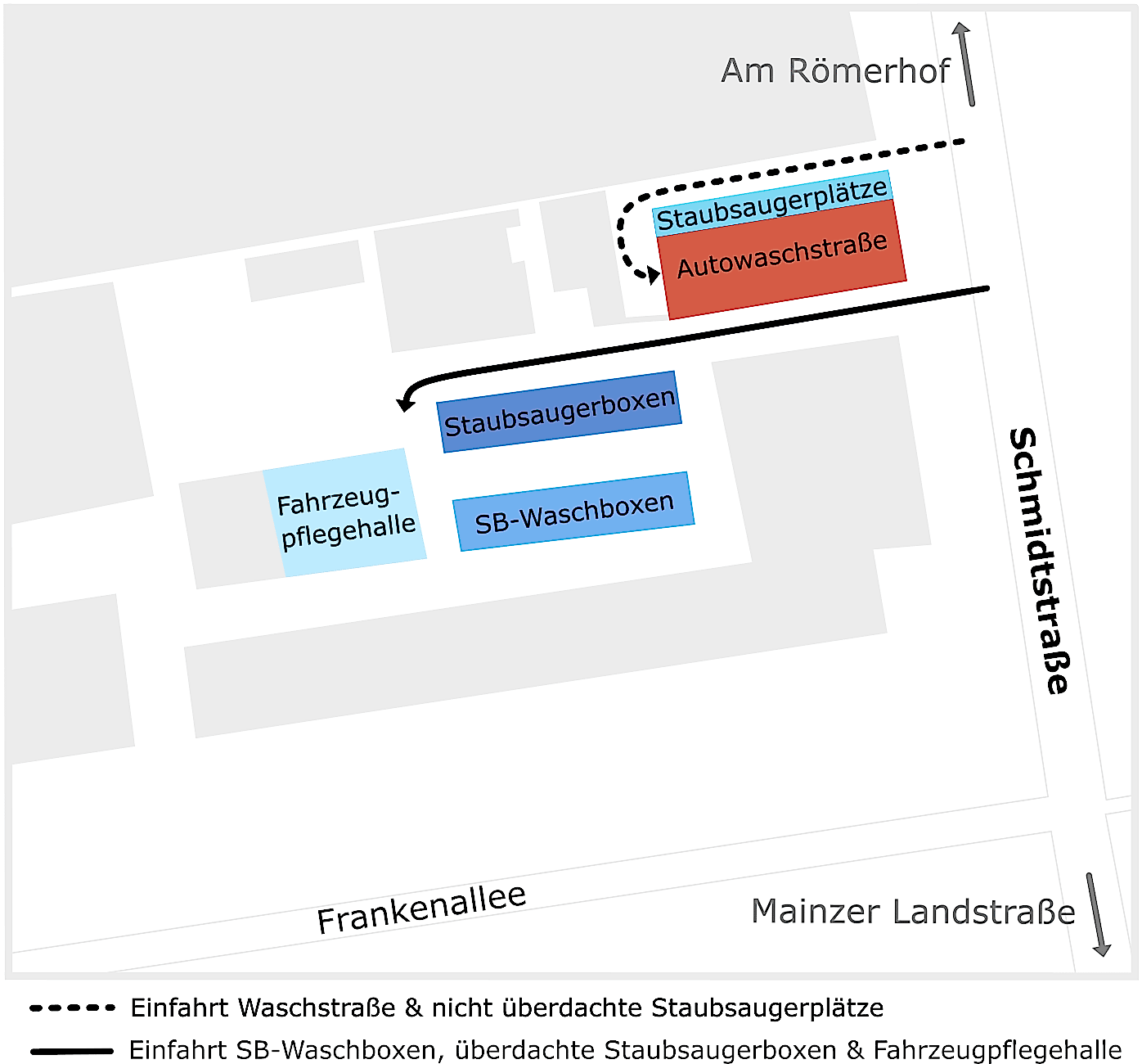 Lageplan AQUA Slotmagie Frankfurt